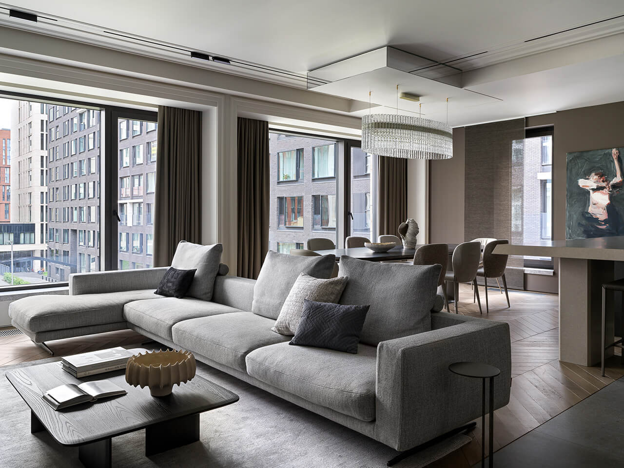 Ковёр из шерсти и арт-шёлка MURUGAN